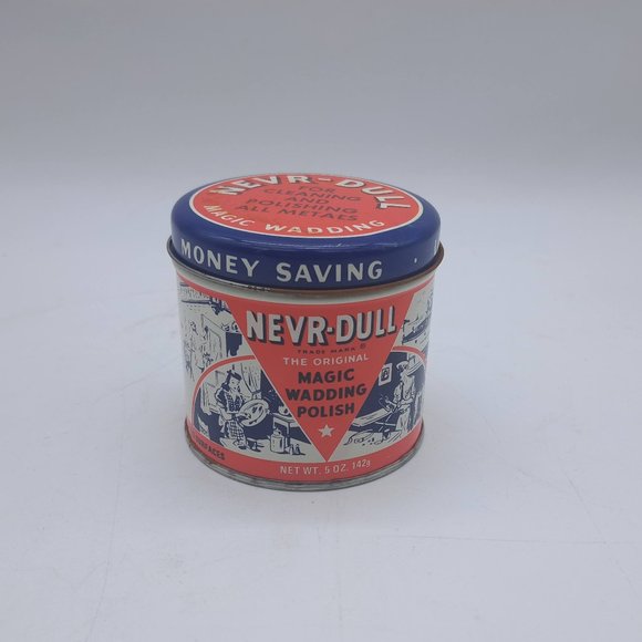 Nevr Dull Magic Wadding Polish Tin - Picture 1 of 11